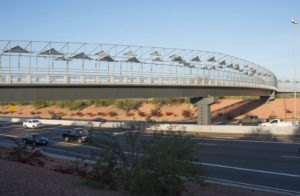 International Tension Structures began work on the bridge in 2008, providing design-assistance to the project team. The project came to fruition with the state of Arizona partnering with the city of Chandler and the federal government. Photo: International Tension Structures.