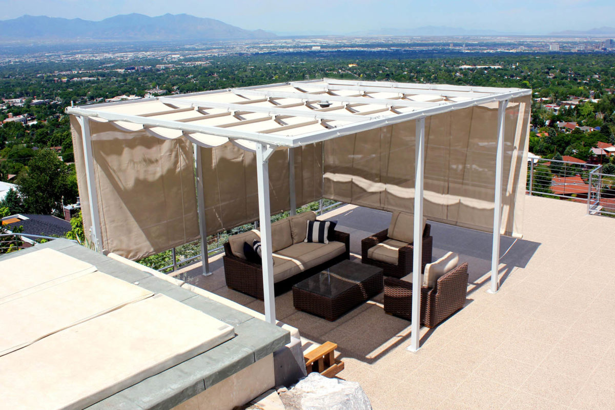 Custom Shade Canopy - Fabric Architecture Magazine