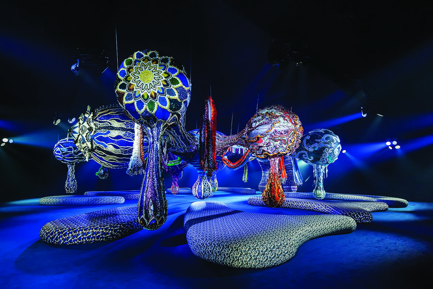 Inflatable textile art shown by Dior in Paris – Fabric Architecture Magazine